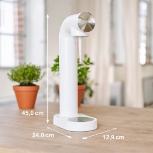 Saturator Brita SodaOne Biały + 2 naboje z gazem CO2 do saturatora sodaONE 9