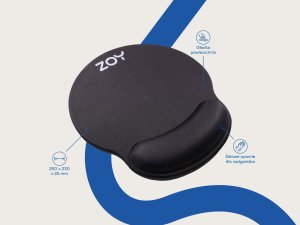 Klawiatura ZOY Klawiatura ZOY ZKB880 + Mysz ZOY bezprzewodowa ZMS88 + Podkładka ZOY żelowa czarna ZMP25 10