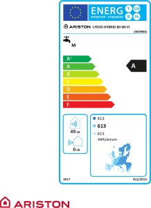 Bojler Ariston Lydos Hybrid WiFi 80 1.2 kW + dedykowany zbiornik kondensatu 6,3 litra 9