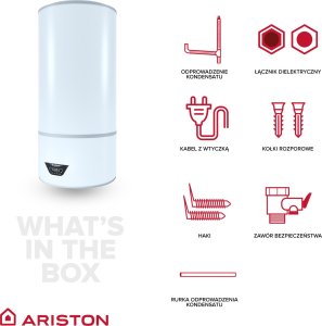 Bojler Ariston Lydos Hybrid WiFi 100 1.2 kW + dedykowany zbiornik kondensatu 6,3 litra 5