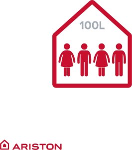 Bojler Ariston Lydos Hybrid WiFi 100 1.2 kW + dedykowany zbiornik kondensatu 6,3 litra 8