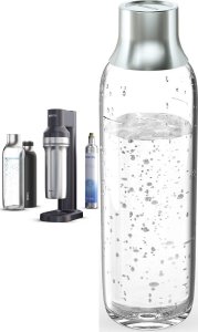 Saturator Brita sodaTRIO Czarny + Szklana butelka sodaTRIO 2-pak 1