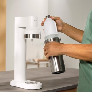 Saturator Brita sodaTRIO Biały + Szklana butelka sodaTRIO 2-pak 7