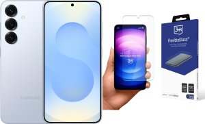 Smartfon Samsung Galaxy S25 5G 12/256GB Niebieski (SM-S931BLB) + FlexibleGlass 2