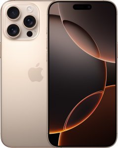 Smartfon Apple iPhone 16 Pro Max 256GB Desert Titanium (MYWX3) + FlexibleGlass 2