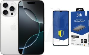 Smartfon Apple Smartfon Apple iPhone 16 Pro 128GB White Titanium (MYNE3) + FlexibleGlass 1