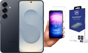 Smartfon Samsung Galaxy S25 5G 12/128GB Czarny (SM-S931BDK) + FlexibleGlass 9