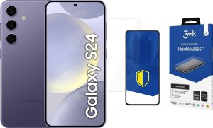 Smartfon Samsung Galaxy S24 5G 8/128GB Fioletowy (SM-S921BZVDEUE) + FlexibleGlass 1
