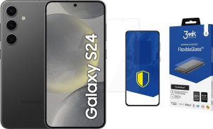 Smartfon Samsung Galaxy S24 5G 8/128GB Czarny (SM-S921BZK) + FlexibleGlass 1