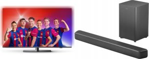 Telewizor Philips Telewizor Philips 85PUS8818/12 LED 85'' 4K Ultra HD Ambilight + Soundbar Philips TAB5309/10 1