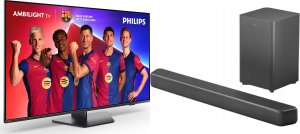 Telewizor Philips 55PUS8919/12 LED 55'' 4K Ultra HD Titan OS Ambilight + Soundbar Philips TAB5309/10 1