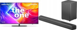 Telewizor Philips 43PUS9010/12 QLED 43'' 4K Ultra HD Titan OS Ambilight + Soundbar Philips TAB5309/10 1