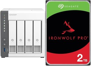 Serwer plików Qnap TS-433-4G + Seagate IronWolf 2TB (ST2000VN003) 1