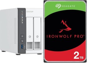 Serwer plików Qnap TS-216G + Seagate IronWolf 2TB (ST2000VN003) 1
