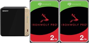 Serwer plików Qnap TS-464-8G + 2x Seagate IronWolf 2TB (ST2000VN003) 1