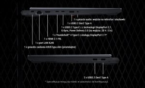 Laptop Asus TUF Gaming F16 FX608 Core i5-13450HX / 16 GB / 512 GB / RTX 5050 / 165 Hz / Windows 11 Home (FX608JH-I5165) 3