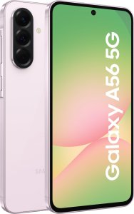 Smartfon Samsung Galaxy A56 5G 8/256GB Różowy  (SM-A566BLICEUE) + FlexibleGlass + Etui Clear Case 3