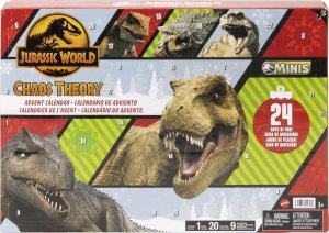 Figurka Mattel Jurassic World - Odrodzenie Kolosalny Tyranozaur 99 cm (JGB52) + Jurassic World Kalendarz adwentowy (JBG37) 11