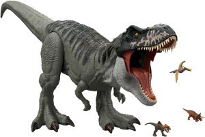 Figurka Mattel Jurassic World - Odrodzenie Kolosalny Tyranozaur 99 cm (JGB52) + Jurassic World Kalendarz adwentowy (JBG37) 3