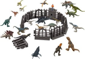 Figurka Mattel Jurassic World - Odrodzenie Kolosalny Tyranozaur 99 cm (JGB52) + Jurassic World Kalendarz adwentowy (JBG37) 8