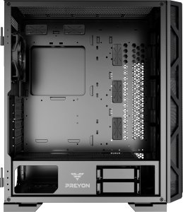 Obudowa PREYON Obudowa PREYON Nest Meshy (PRENM02B) + Zasilacz PREYON EAGLE POWER GOLD 1000W 12