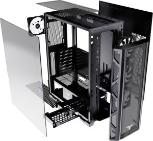 Obudowa PREYON Obudowa PREYON Nest Meshy+ (PRENMP04B) + Zasilacz PREYON EAGLE POWER GOLD 1000W 10