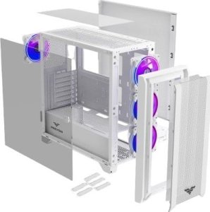 Obudowa PREYON Obudowa PREYON Obudowa Nest Windy+ White + Zasilacz PREYON EAGLE POWER GOLD 1000W 13