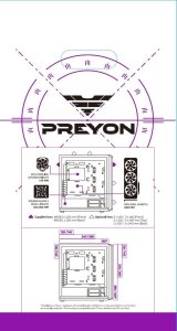 Obudowa PREYON Obudowa PREYON Nest Meshy+ (PRENMP04B) + Zasilacz PREYON EAGLE POWER GOLD 850W 14