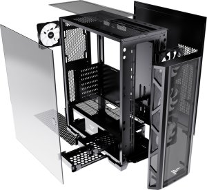 Obudowa PREYON Obudowa PREYON Nest Meshy+ (PRENMP04B) + Zasilacz PREYON EAGLE POWER GOLD 850W 10