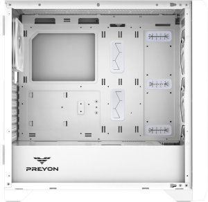 Obudowa PREYON Obudowa PREYON Obudowa Nest Windy White + Zasilacz PREYON EAGLE POWER GOLD 750W 12