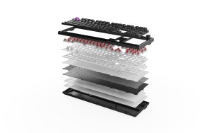 Klawiatura PREYON Klawiatura PREYON SILENT CLAW Red + Mysz PREYON Owl Wireless + Podkładka PREYON Falcon Speed XL 12