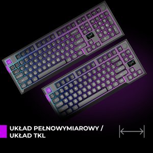 Klawiatura PREYON Klawiatura PREYON SILENT CLAW Brown + Mysz PREYON Owl Wireless + Podkładka PREYON Falcon Speed XL 12