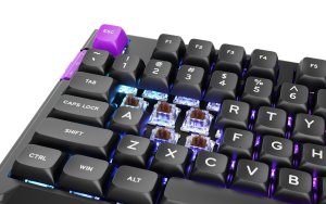 Klawiatura PREYON Klawiatura PREYON SILENT CLAW Brown + Mysz PREYON Owl Wireless + Podkładka PREYON Falcon Speed XL 20