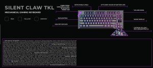 Klawiatura PREYON Klawiatura PREYON SILENT CLAW TKL Brown + Mysz PREYON Owl Wireless + Podkładka PREYON Falcon Speed XL 9