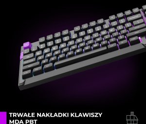 Klawiatura PREYON Klawiatura PREYON SILENT CLAW TKL Red + Mysz PREYON Owl Wireless + Podkładka PREYON Falcon Speed XL 5