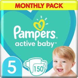Pampers Pieluchy Active Baby 5, 11-16 kg, 150 szt. x2 11