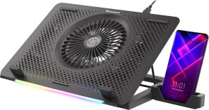 Plecak Genesis Plecak Genesis Pallad 420 Czarny 15.6" (NBG-2217) + Podstawka Oxid 450 RGB (NHG-1678) 17