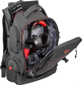 Plecak Genesis Plecak Genesis Pallad 550 17.3" (NBG-1691) + Słuchawki Argon 200 Niebieskie (NSG-0901) 12