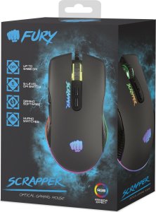 Mysz Fury Mysz Fury Scrapper (NFU-1699) + "Słuchawki Raptor Niebieskie (NFU-1584)" 3