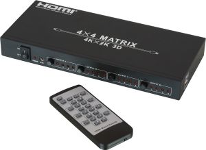 Lindy Matrix Switch HDMI 4K, 4:4 (38152) 1
