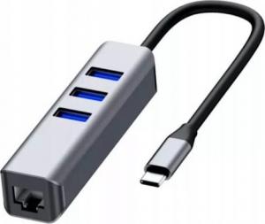 HUB USB Zenwire 1x RJ-45  + 3x USB-A 3.0 (0000000295) 1