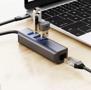 HUB USB Zenwire 1x RJ-45  + 3x USB-A 3.0 (0000000295) 2