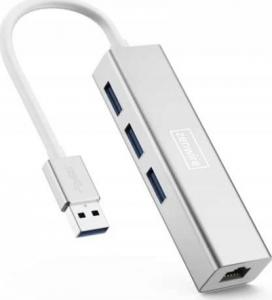 HUB USB Zenwire 1x RJ-45  + 3x USB-A 2.0 (0000000310) 1