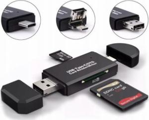 Czytnik Zenwire Czytnik Kart SD 5w1 Pendrive Micro USB USB-C OTG 1