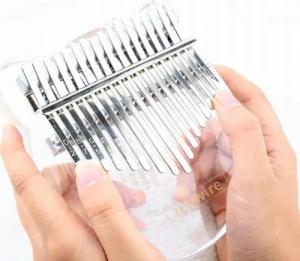 Zenwire Kalimba Instrument Afrykański Pianino Zanza Mbira 17 klawiszowa Akrylowa K-03a 2
