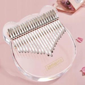 Zenwire Kalimba Instrument Afrykański Pianino Zanza Mbira 17 klawiszowa Akrylowa K-03a 3