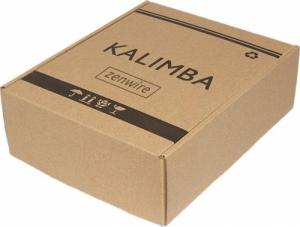 Zenwire Kalimba Instrument Afrykański Pianino Zanza Mbira 17 klawiszowa Drewniana Brązowa K-01 7