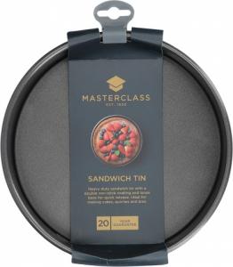 MasterClass forma do ciasta Non-Stick 20 x 3,2 cm stal srebrna 4