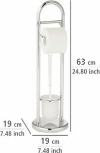 Wenko uchwyt na szczotki do toalet Siena 63 cm stal nierdzewna chrom 2