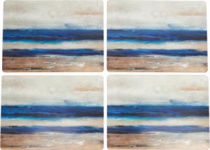 Creative Tops podkładki Blue Abstract 40 x 29 cm korek niebieski 4 szt 2